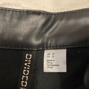 H&M Mom Leather Pants